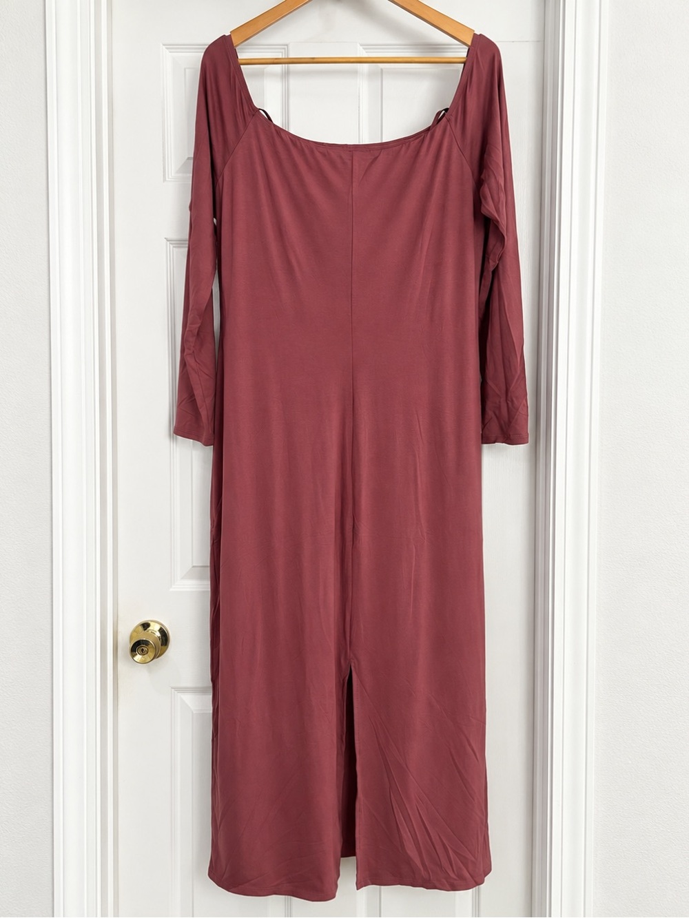 Urban Outfitters Mauve Off The Shoulder Midi Dress Size XXL - Picture 4 of 9